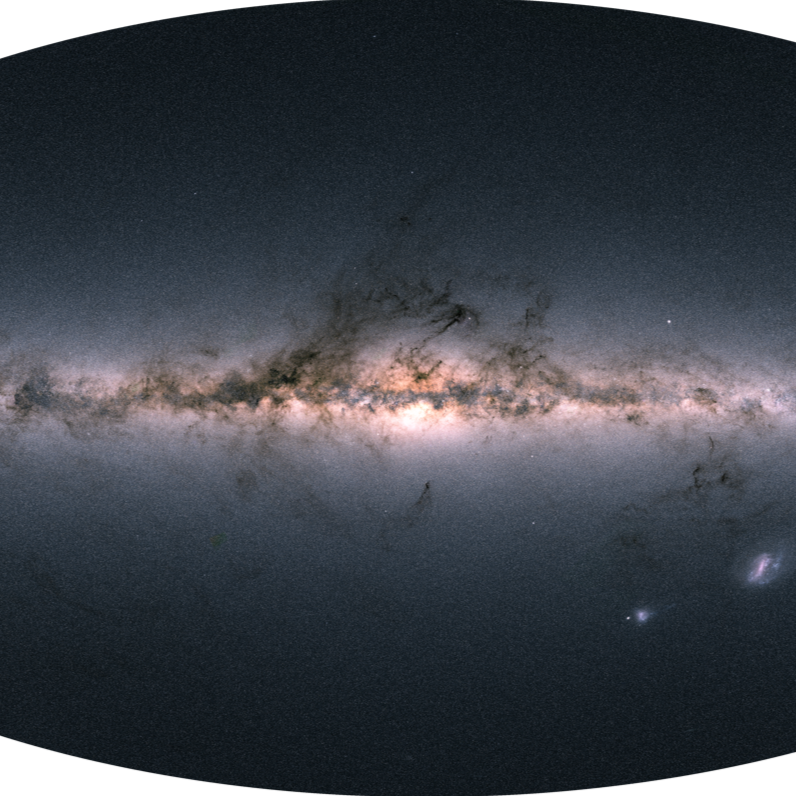 Gaia Sky Survey in 2D - ESA/Gaia/DPAC